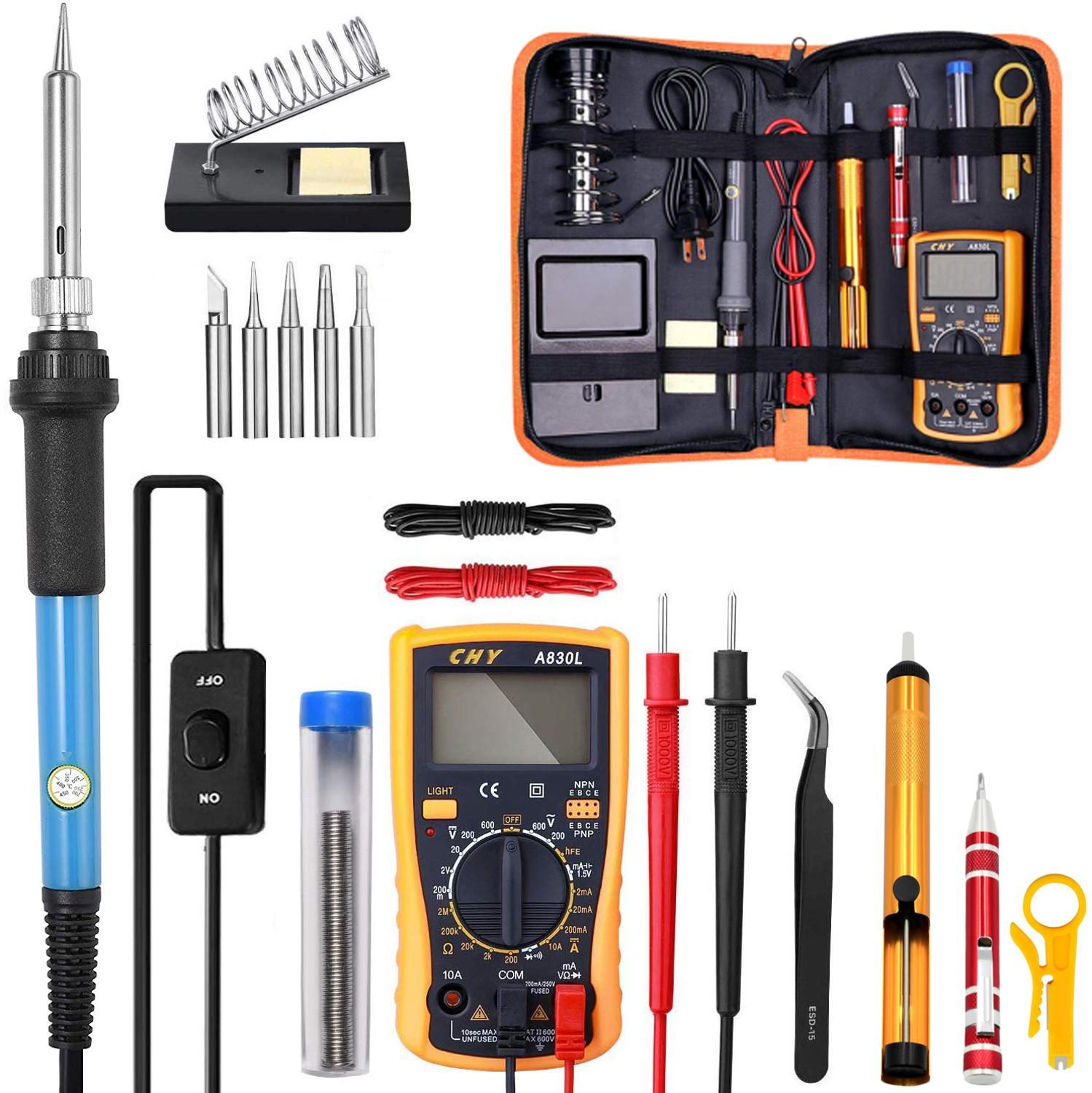 Adjustable Electric Soldering Iron Kit - ArchiveCBS